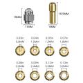 10pcs Brass Collet for Dremel,replacement 4485 Quick Change Rotary