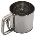 Stainless Steel Flour Sifter Large Baking Cup for Powdered Sugar