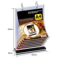 A4 Multi-page Flip Display Card Label Display Stand Detachable Label