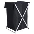 X-shape Collapsible Dirty Clothes Laundry Basket Oxford Cloth -a