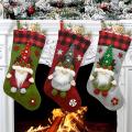 Christmas Stockings, 3 Pack Big Xmas Stockings,plush Socks Gift Bags