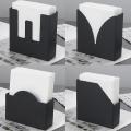 Paper Towel Rack Stainless Steel Vertical Tissue Holder Black, E