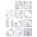 11pcs Quilting Template Set- Acrylic Ruler for Diy Machine Quilting
