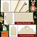 Wooden Gift Tags Christmas Decorations Unfinished Wooden Pieces