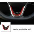 2x Red Car Steering Wheel Trim for Golf 8 Mk8 Accessories 2020 2021