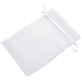 50 Pieces Gift Bags Drawstring Jewelry Pouches Wedding Bags (white)