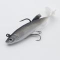 5 Pcs Soft Wobbler Artificial Bait Carp Fishing Lead Jig Fish 14g/8cm