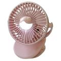 Rechargeable Battery Powered Fan for Home Office Bedroom Travel,pink