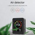 Co2 Detector Thermo-hygrometer Detector Air Quality Monitor Black