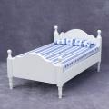 1/12 Scale Dollhouse Single Bed for Doll House Bedroom Accessories