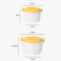 Portable Microwave Oven Rice Cooker Multifunctional Steamer 2000ml