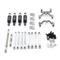 Steering Link Rod Shock Absorber for Mn D90 Mn-90 1/12 Rc Car,silver