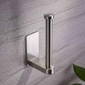 2x Self Adhesive Toilet Paper Holder- No Drilling Stainless Steel