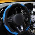 Car Steering Wheel Cover Non-slip for Car Decoration Blue