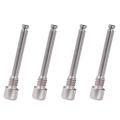 4x for Bicycle Disc Brake Pad Threaded Pin Inserts Screw -titanium