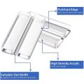 Clear Acrylic Sign Holder Stand Slot Base On Table,for Wedding Sign