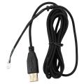 Usb Cable Mice 2.1m 5 Wires 5 Pins Black Gold Plated Gaming Mouse