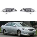 Pair Car Bumper Front Lamps Fog Lights with Clear Lens for Toyota