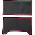 Door and Center Console Liner for Honda Civic 15-pc (front Seat,red)