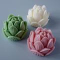 Scented Candle Silicone Mold 3d Lotus Shape Soap Mold(72x72x55mm)