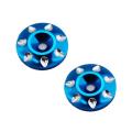 Metal Tail Wing M3 Screws Washers for 1/8 1/10 Road Buggy ,blue