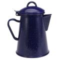 1.2l Enamel Coffee Pot Hand Tea Water Kettle Teapot Vintage