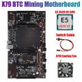 Btcx79 H61 Mining Motherboard Support 3060 3070 Graphics Card for Btc