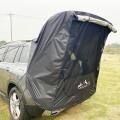 Laduta Trunk Tent Sunshade Rainproof for Car Self-driving Tour Black