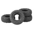 4pcs 49mm Rubber 1.0inch Wheel Tires for 1/24 Rc Car Axial Scx24