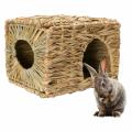 Rabbit Guinea Pig Chinchilla Ferret Folding Straw Grass House