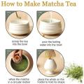 Japanese Matcha Tea Set, Matcha Whisk, Bowl and Whisk Holder, Scoop