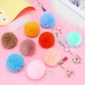 Acrylic Keychain Blanks with Key Rings Tassel Jump Rings Plush Balls