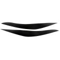 For Bmw 5 Series F10 F11 F18 Matte Black Headlights Eyebrow Cover