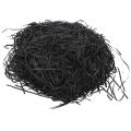 Shredded Paper Fill Basket Shred Gift Filling Tissue 100g Black