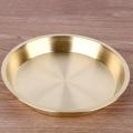 24cm Pure Copper Plate Wedding Plate Steamed Fish Chicken Plate