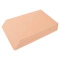 Pu Leather Placemats Set Of 6 Washable Table Mats for Home Pink