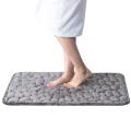 Bathroom Bath Mat Thicken Non-slip Memory Foam Carpet (gray)
