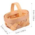 8pcs Mini Woven Baskets with Handles for Party Favors Crafts