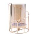 Candle Holder Pillar Candles Tea Light Holder Glass for Table S