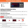 Sht2000 Temperature Humidity Controller Humidistat Ac110-230v