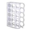 15hole Acrylic Storage Rack,for Vinyl Rolls,for Home and Office,white