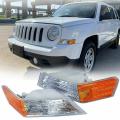 Front Led Corner Lights Lamps Turn Signal Light No Bulb for Jeep