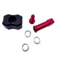 1pcs Titanium Bicycle Seatpost Stopper Disc Stop for Brompton(black)