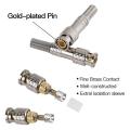 (10pcs) Rg59 Bnc Male Plug Solderless Coupler Connector Adapter Cctv