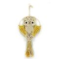 Owl Hanging Tapestry Aesthetic Macrame Handwoven Ornaments for Home-b