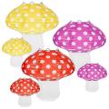 Mushroom Paper Lantern Wonderland Theme Party Decoration for Birthday