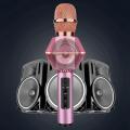 Bluetooth Condenser Karaoke Mic Dazzle Color Handheld Stereo Pink
