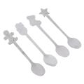 20pcs Spoon Set Xmas Creative Stainless Steel Coffee Scoop Tea Spoons