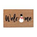 Doormat Indoor Entrance Christmas Doormat Snowman Welcome Home