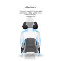 Car Massage Neck Support Pillow Seat Back Headrest Pillow (brown)